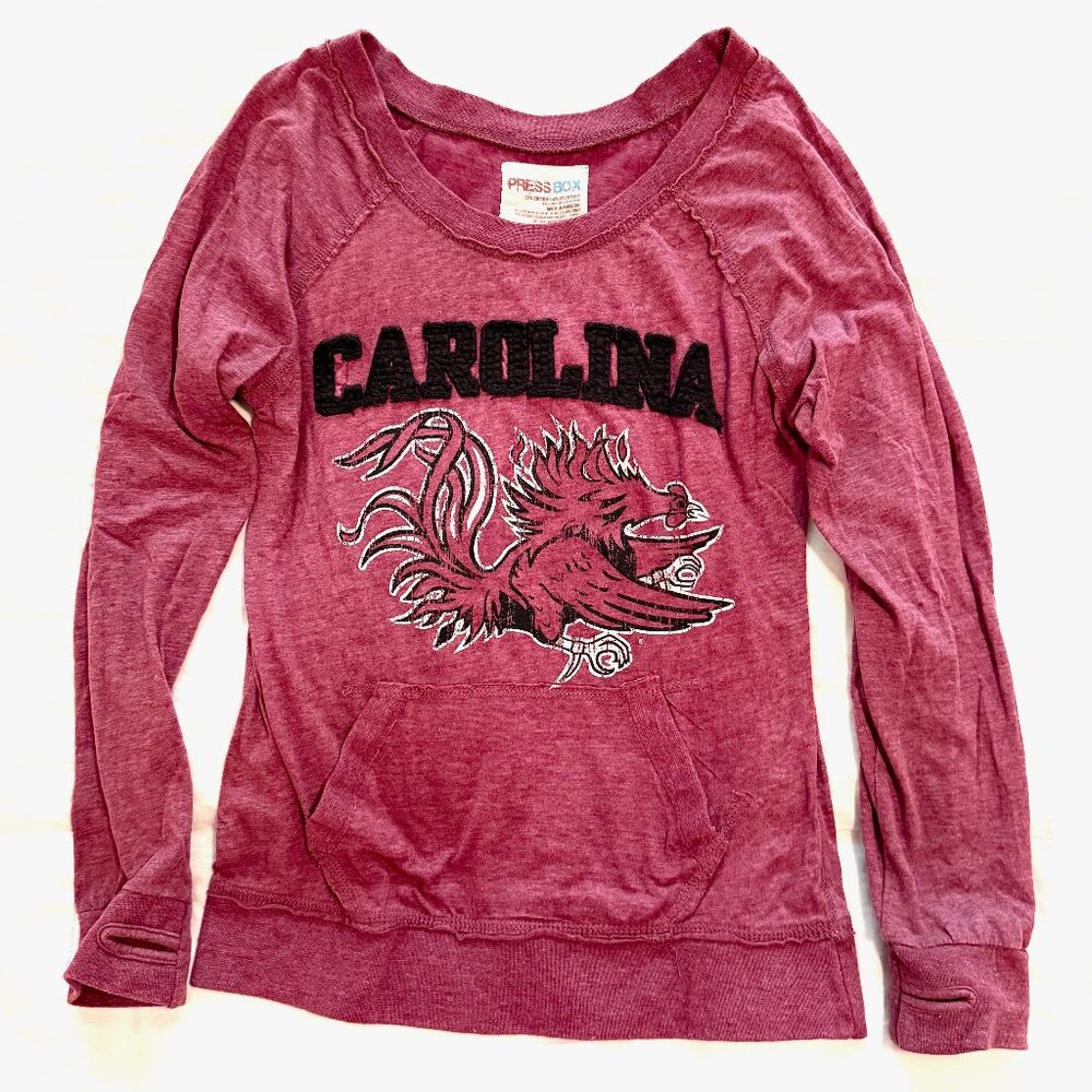 Pressbox South Carolina Gamecocks Long Sleeve Shirt Size Medium